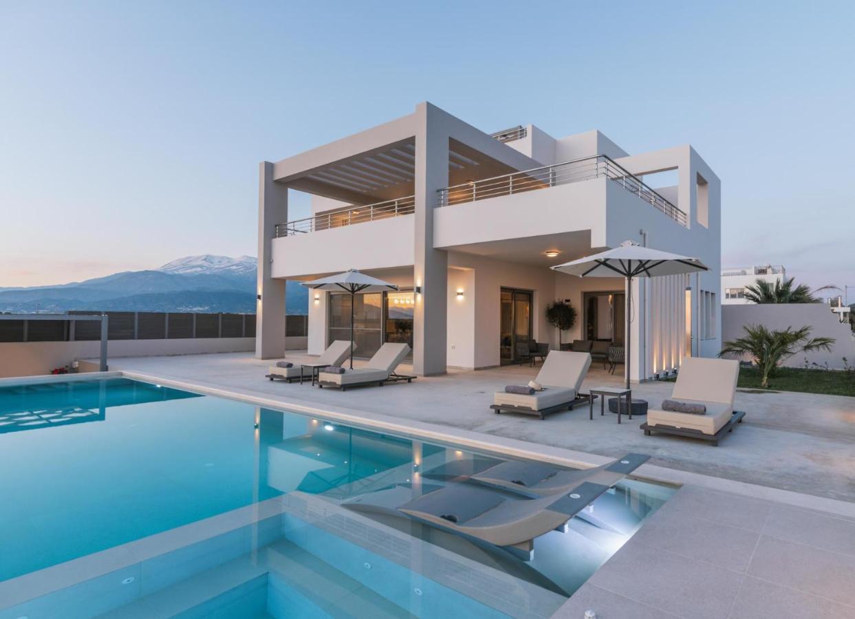 Grand Sea View Luxury Villa Kalamaki  Exterior foto