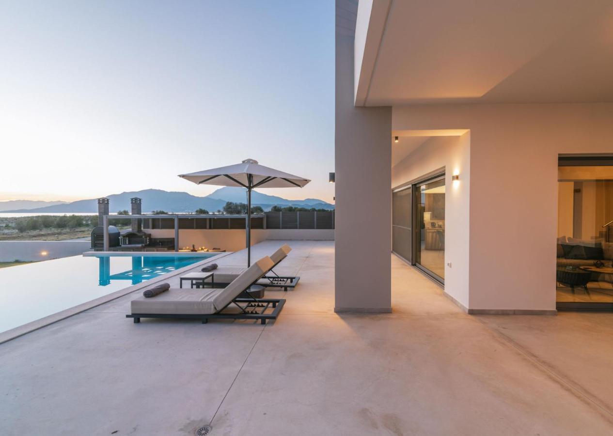 Grand Sea View Luxury Villa Kalamaki  Exterior foto